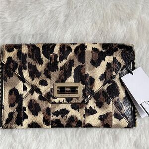 New Diane von Furstenberg Vintage Leopard Natural Handbag